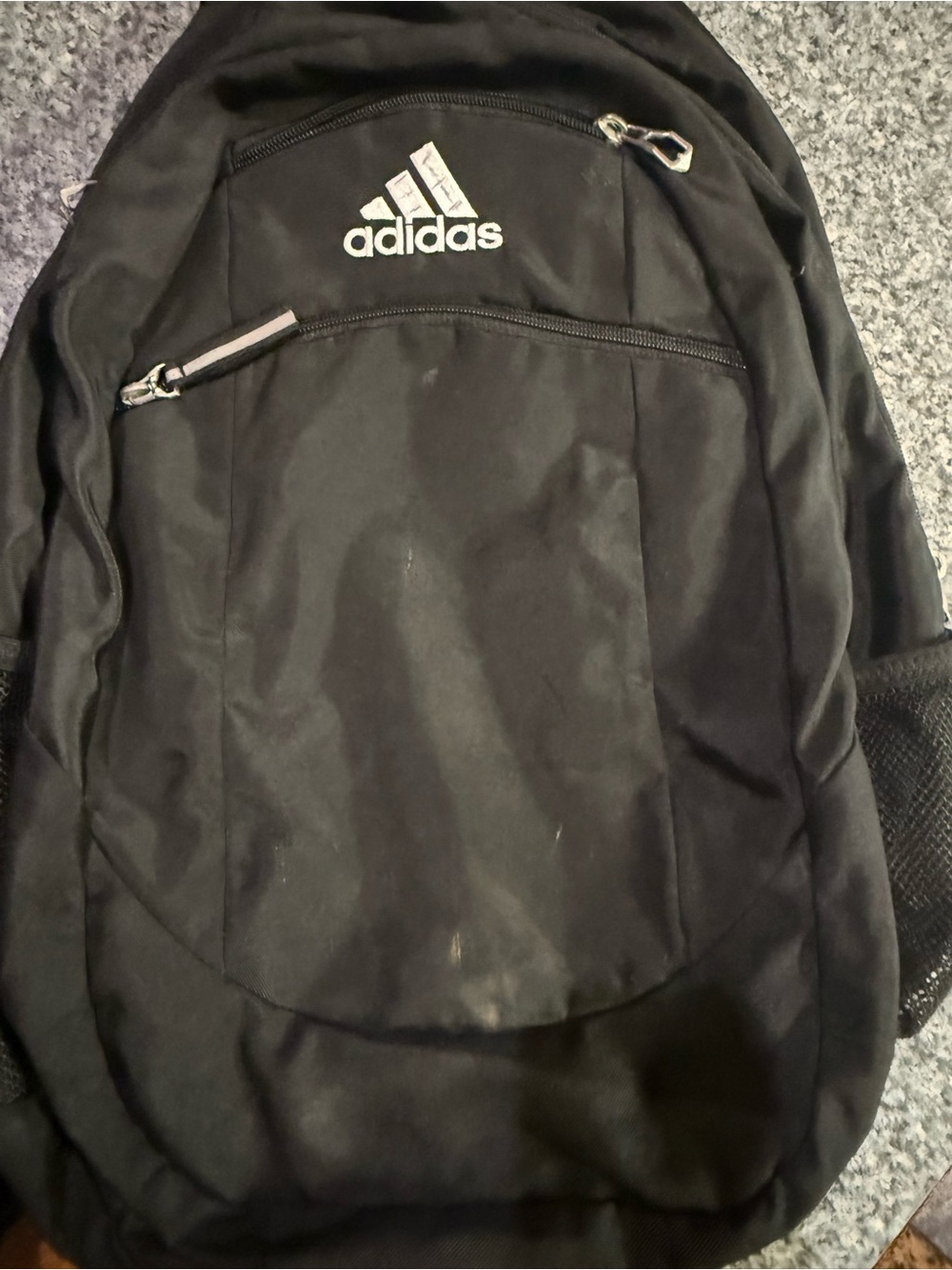 adidas Black Backpack with White Logo - Everyday Carry
